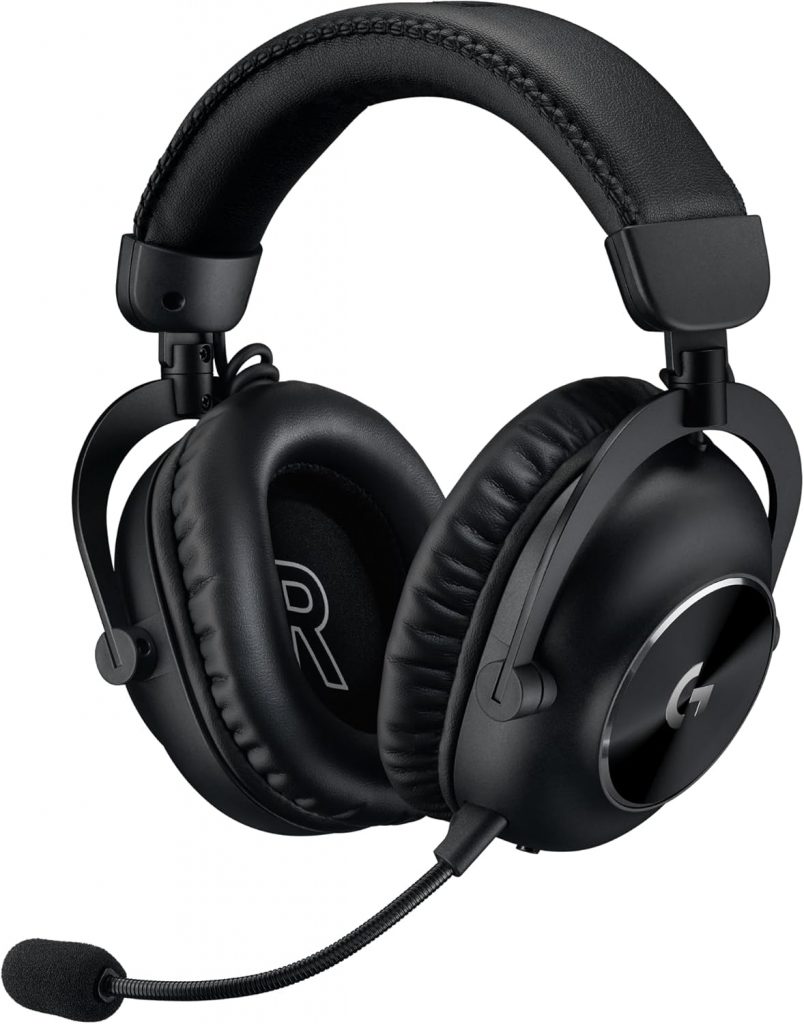 Logitech G PRO X 2 Lightspeed Wireless Gaming Headset, abnehmbares Boom-Mic, 50-mm-Graphen-Treiber, DTS:X-Kopfhörer 2.0–7.1 Surround, Bluetooth/USB/3,5 mm Aux, PC, PS5, PS4, Nintendo Switch – Schwarz