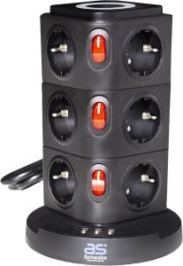 🤴 as - Schwabe 12-Fach Mehrfachsteckdose & Induktionsladefl&auml;che - 2 m Kabel - Steckdosenw&uuml;rfel mit 3 USB-Ports - Cube Steckdose - Steckdosenturm, schwarz, 1822247,99&euro; statt 75,98&euro; - 37,00 % 🔥🚚 Verkauft durch Amazon und Versand durch Amazon75 Bewertungen: 4.3 / 5.0 ⭐️⭐️⭐️⭐️🛒 zu Amazon https://www.amazon.de/dp/B0B4X1X5QY/?th=1&amp%3Bpsc=1&amp%3Btag=preisfehlerheute-21&tag=preisfehlerheute-21