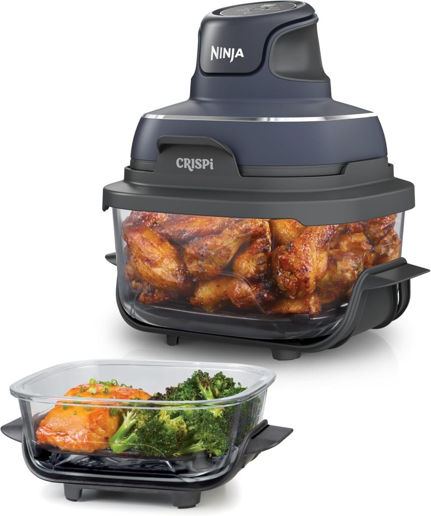 👑 Ninja CRISPi tragbare Air fryer Heißluftfritteuse, 3,8 l, 4-in-1: Heißluftfrittieren, Braten, Warmhalten, Recrisp, kompakt, 6 Portionen, 2x herausnehmbare Glasbehälter & Deckel, 1700W, Grau FN101EUGY119,00€ statt 179,99€ - 34,00 % 🔥🚚 Verkauft durch Amazon und Versand durch Amazon2,293 Bewertungen: 4.6 / 5.0 ⭐️⭐️⭐️⭐️⭐️🛒 zu Amazon https://www.amazon.de/dp/B0F99K7DS9/?amp%3Btag=preisfehlerheute-21&%3Bamp%3Bth=1&%3Bamp%3Bpsc=1&tag=preisfehlerheute-21