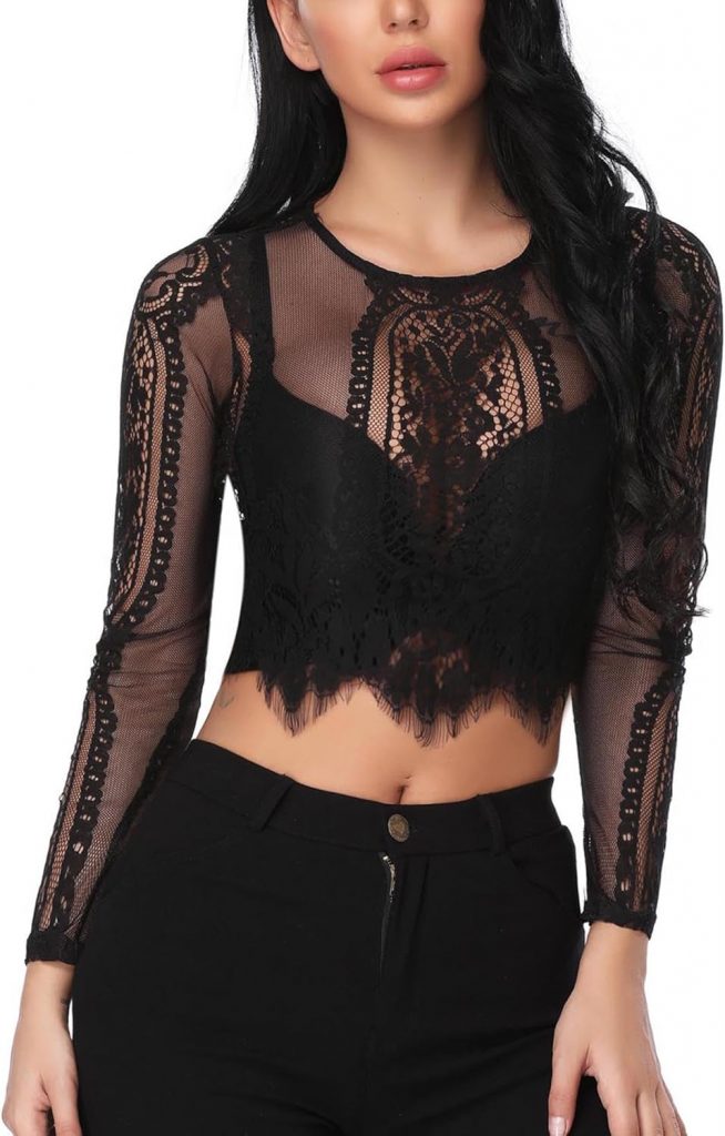 🤴 Spitzenbluse Damen Langarm Sexy Mesh Oberteil Transparentes Spitzen-Top Elegantes Rundhals Dirndl Bluse Netzoberteil für Party, Hochzeit, Valentinstag Weiß/Schwarz S-XXL12,99€ statt 32,99€ – 61,0 🔥🚚 Verkauft von YUETAI-EU und Versand durch Amazon302 Bewertungen: 3.8 / 5.0 ⭐️⭐️⭐️⭐️🛒 zu Amazon https://www.amazon.de/dp/B09MRG32TW/?tag=preisfehlerheute-21