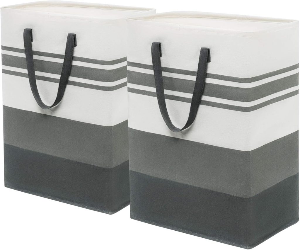 TIMEYARD Wäschekorb, 2er Set 75L Wäschesammler, Wäschekörbe Groß, Aufbewahrungskorb, Laundry Baskets, Faltbarer Wäschekorb für Badezimmer Wohnzimmer Wäschetonne, 43x60cm, Grau9.99€ ➡️ https://www.amazon.de/dp/B0D3VC4BKS/?tag=preisfehlerheute-21