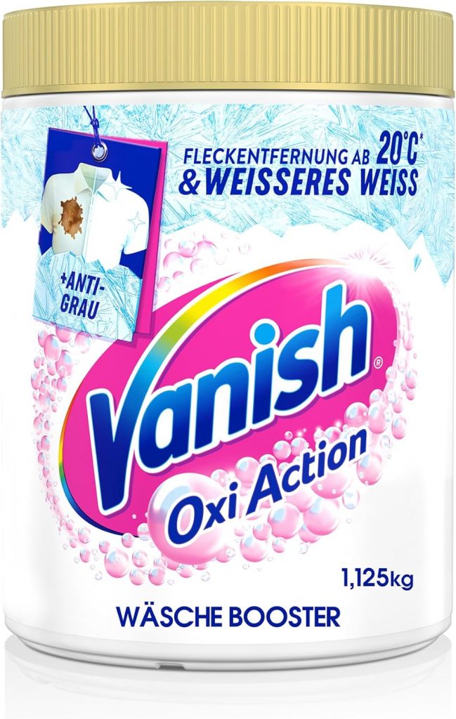 👑 Vanish Oxi Action Powerweiss Pulver – 1 x 1,125 kg – Fleckenentferner und Wäsche-Booster Pulver ohne Chlor – Für weiße Wäsche7,59€ statt 12,49€ – 4 🔥🚚 Verkauft durch Amazon und Versand durch Amazon1,362 Bewertungen: 4.6 / 5.0 ⭐️⭐️⭐️⭐️⭐️🛒 zu Amazon https://www.amazon.de/dp/B09YLVG1L9/?th=1&tag=preisfehlerheute-21#038;psc=1&tag=preisfehlerheute-21
