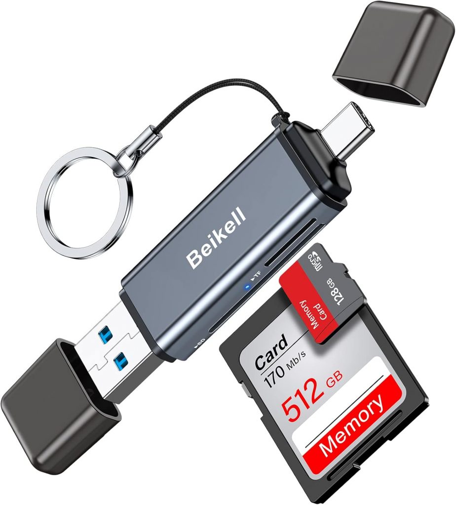 🤴 Beikell SD Kartenleser, Dual Stecker USB 3.0 & Typ C Kartenlesegerät Highspeed OTG Adapter für MMC/Micro-SD/TF/SDXC/SDHC/Micro-SDHC/Micro-SDXC/SD, Kompatibel mit iPhone 16 Series/Android/Windows/Mac5,59€ statt 8,99€ – 38,0 🔥🚚 Verkauft von Flying-Store und Versand durch Amazon22,190 Bewertungen: 4.7 / 5.0 ⭐️⭐️⭐️⭐️⭐️🛒 zu Amazon https://www.amazon.de/dp/B09Z6JCKL7/?tag=preisfehlerheute-21