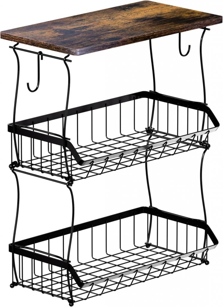 Linoch Obstkorb mit 3 Etagen und 2 Bananenhalter – Obst Aufbewahrung in Küche – Eckige Etagere 3 Stöckig – Gemüsekorb aus Metall für Obst Früchte Gemüse und mehr – Obstschale Mehrstöckig19,99€ statt 34,99€➡️ https://www.amazon.de/dp/B0DL3CVVD6/?tag=preisfehlerheute-21