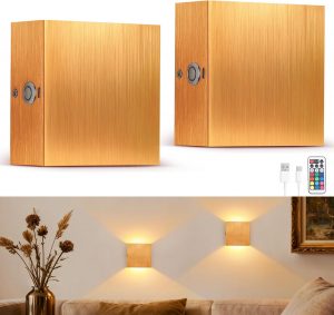 Lightess Wandleuchte Akku mit Fernbedienung Wandlampe Batterie Innen LED Dimmbare Touch Control Up Down Wandleuchte Ohne Stromanschluss 16 Farben USB Ladung 2 St&uuml;ck f&uuml;r Schlafzimmer Wohnzimmer Gold9,99&euro; statt 29,99&euro;➡️ https://www.amazon.de/dp/B0F6T17Z41/?tag=preisfehlerheute-21