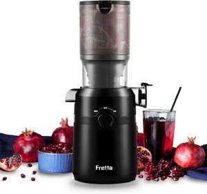 Fretta Entsafter,Slow Juicer mit 108MM Breite und Gr&ouml;&szlig;ere F&uuml;tterungsr&ouml;hre,F&uuml;llvolumen f&uuml;r ganze Gem&uuml;se und Obst,BPA-frei Tritan-Material Entsafter,Einfacher Installation,200W39.99&euro; statt 159.99&euro;🏷️ Coupon anwenden➡️ https://www.amazon.de/dp/B0G3WP3KZ2/?tag=preisfehlerheute-21