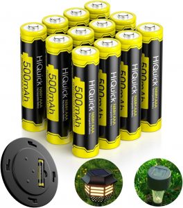 HiQuick Solar AAA Akkus, 12 St&uuml;ck NI-MH AAA 500mAh Solarakku, Wiederauflade Solarbatterien F&uuml;r Solar Lampe, 1.2V Akkubatterien geringe Selbstentladung5.23&euro; ➡️ https://www.amazon.de/dp/B0CYGYJ8JB/?tag=preisfehlerheute-21
