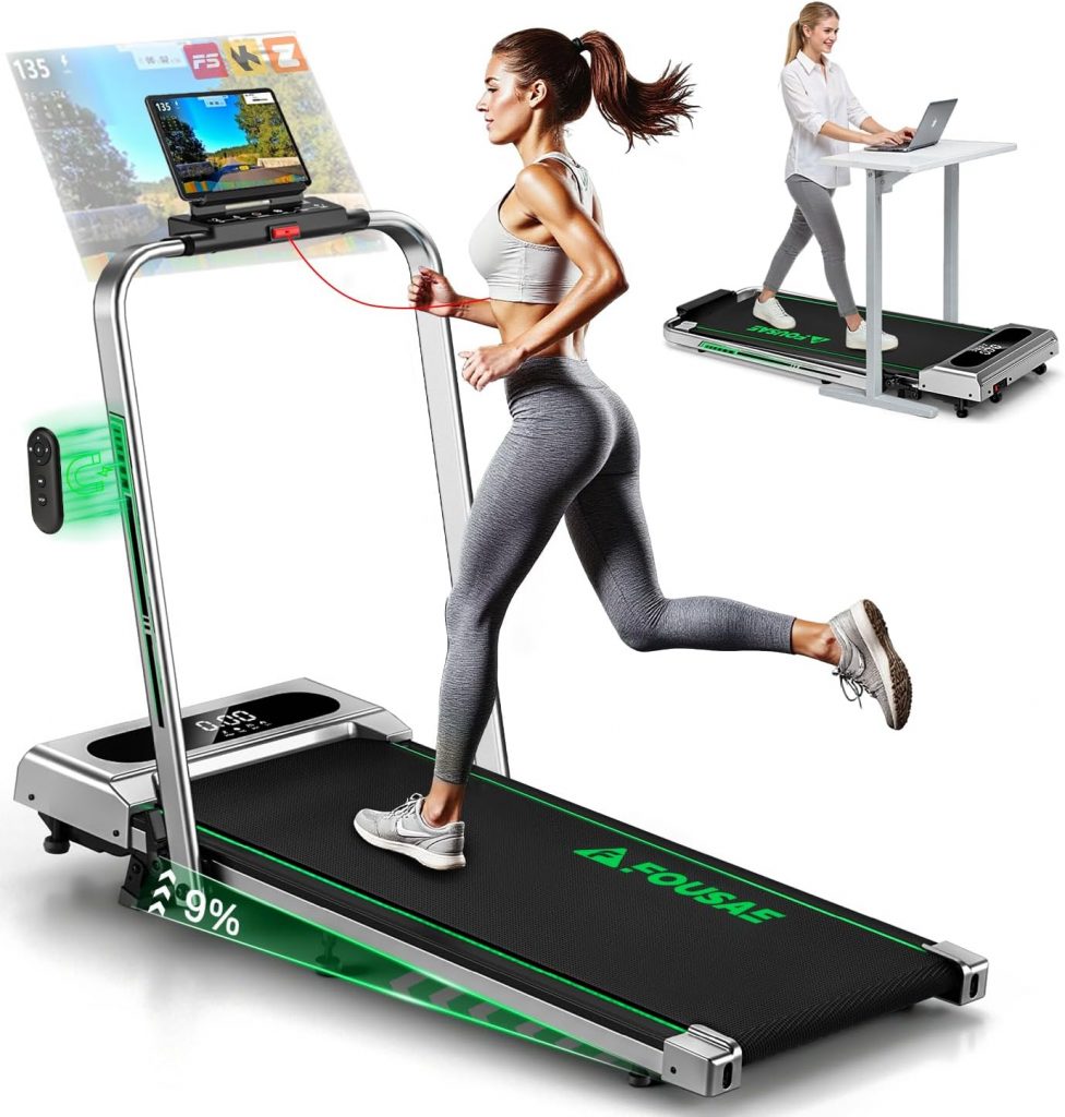 🤴 Laufband für Zuhause, FOUSAE 5 in 1 Walking Pad, 12km/h Klappbar Laufband mit 9% Steigung, 2.75HP Walking Machine mit LED-Anzeige, Fernbedienung und App, 12 HIIT, Bis 160 kg, Keine Installation209,99€ statt 329,99€ – 37,0 🔥🚚 Verkauft und Versand durch niangkuiYuLiang11 Bewertungen: 4.3 / 5.0 ⭐️⭐️⭐️⭐️🛒 zu Amazon https://www.amazon.de/dp/B0GKGDQCNQ/?tag=preisfehlerheute-21