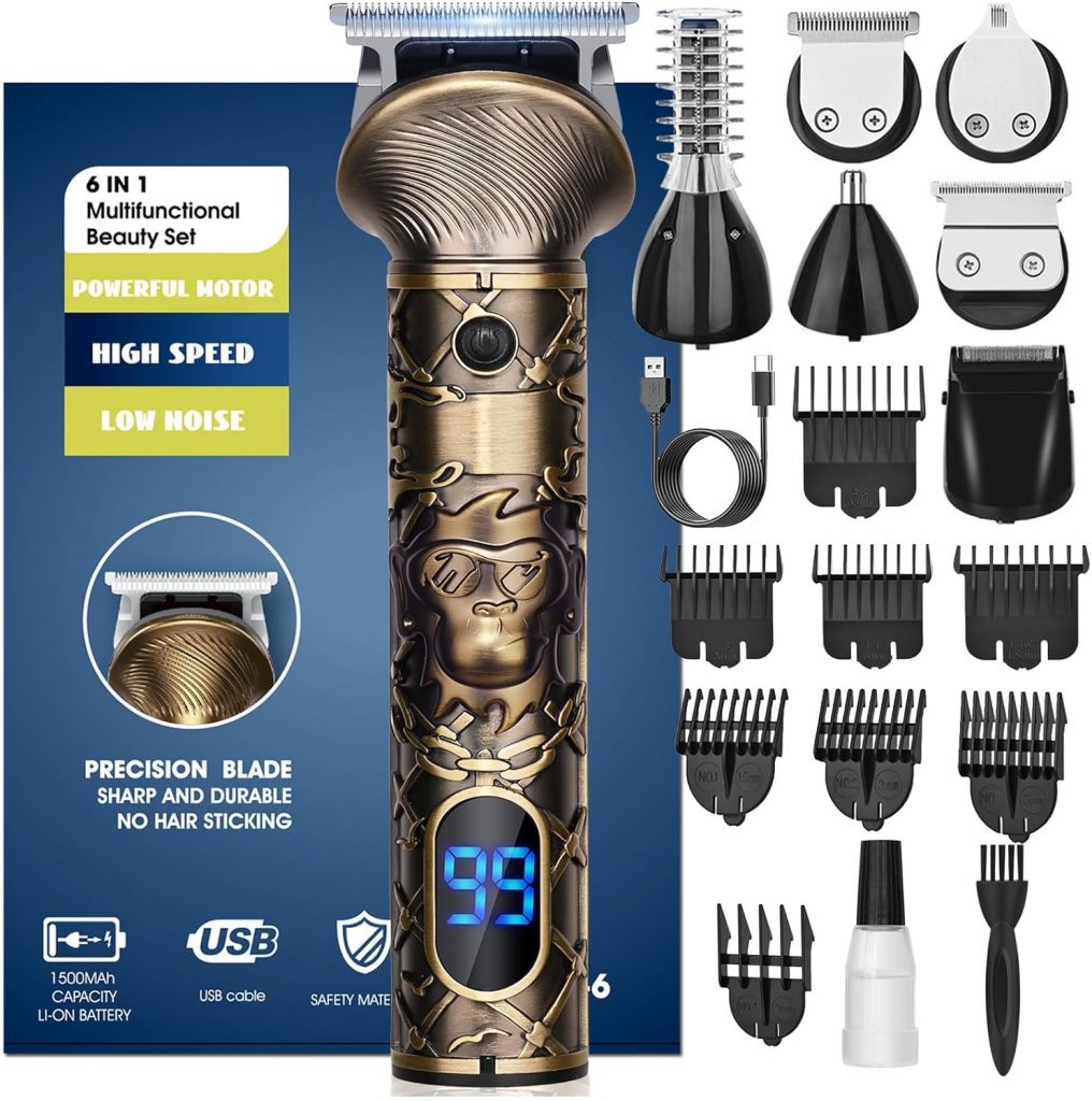 🤴 Haarschneidemaschine Profi, Barttrimmer Herren Set, Rasierer Herren Elektrisch USB Schnellladung, Nasenhaartrimmer Präzisionstrimmer T-Klingen Trimmer Bartschneide Körperhaartrimmer 6 in 127,06€ statt 45,50€ – 41,0 🔥🚚 Verkauft von STASWIPPERAN TRADING LTD und Versand durch Amazon1,483 Bewertungen: 4.3 / 5.0 ⭐️⭐️⭐️⭐️🛒 zu Amazon https://www.amazon.de/dp/B0F62P7F54/?tag=preisfehlerheute-21