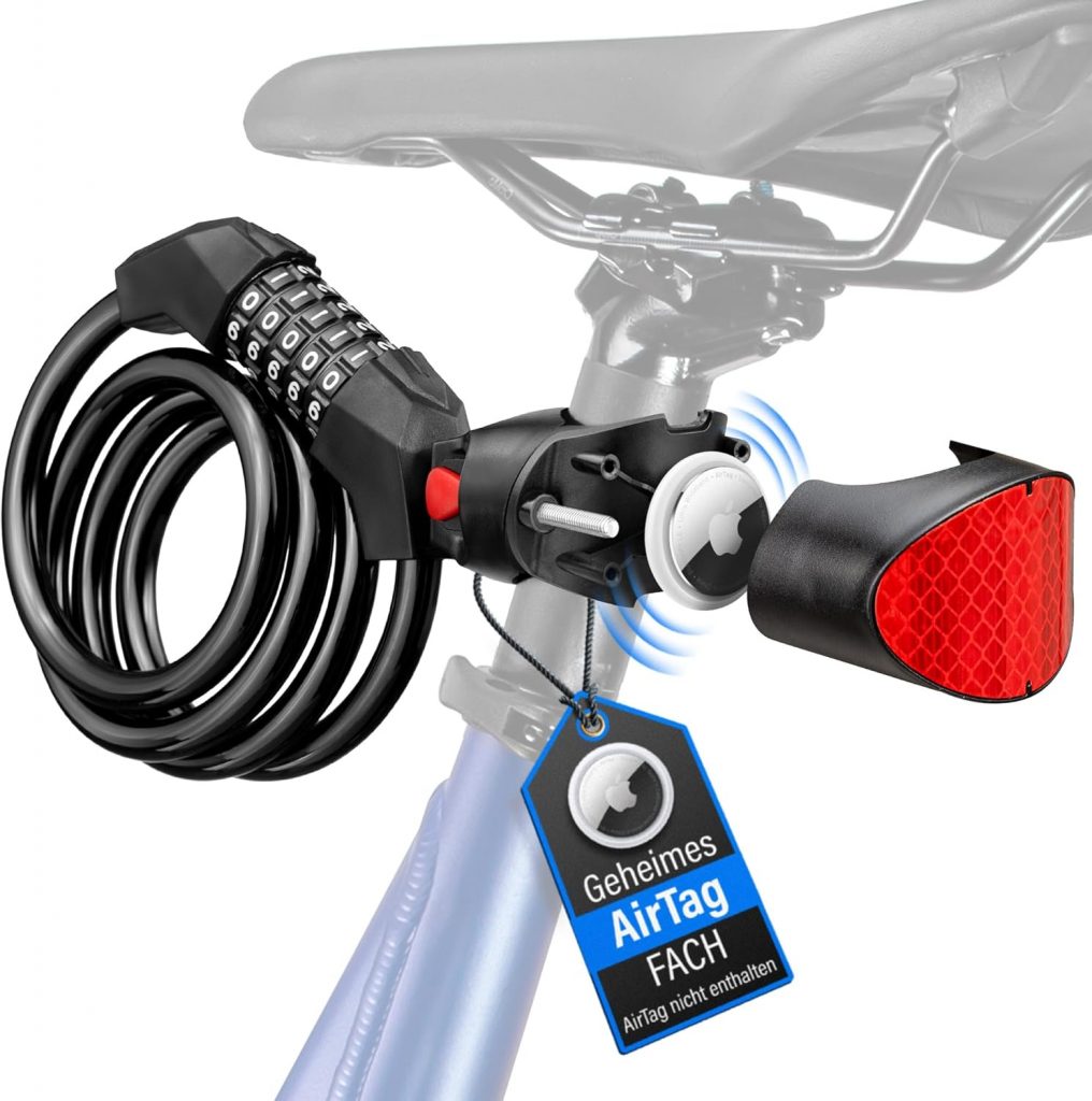 👑 Zahlenschloss mit AirTag Versteck - Robustes Fahrradschloss mit Zahlencode & Halterung für GPS Tracker Fahrrad - Auch für Android Moto Tag - Zahlenschloss Fahrrad9,90€ statt 17,98€ - 45,00 % 🔥🚚 Verkauft von WebfoxTec und Versand durch Amazon37 Bewertungen: 4.3 / 5.0 ⭐️⭐️⭐️⭐️🛒 zu Amazon https://www.amazon.de/dp/B0CY91H7B5/?amp%3Btag=preisfehlerheute-21&tag=preisfehlerheute-21