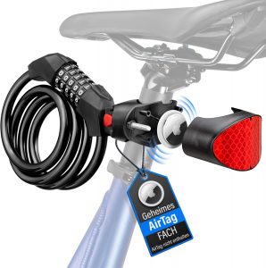 👑 Zahlenschloss mit AirTag Versteck - Robustes Fahrradschloss mit Zahlencode & Halterung f&uuml;r GPS Tracker Fahrrad - Auch f&uuml;r Android Moto Tag - Zahlenschloss Fahrrad9,90&euro; statt 17,98&euro; - 45,00 % 🔥🚚 Verkauft von WebfoxTec und Versand durch Amazon37 Bewertungen: 4.3 / 5.0 ⭐️⭐️⭐️⭐️🛒 zu Amazon https://www.amazon.de/dp/B0CY91H7B5/?tag=preisfehlerheute-21
