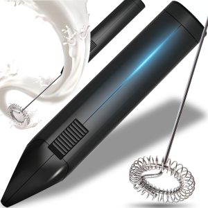 Retoo Milchaufsch&auml;umer Stab, Elektrischer Milk Frother f&uuml;r Kaffee Latte und Cappuccino Batteriebetriebener Hei&szlig; Schokolade 11500 Schaumbereiter Getr&auml;nkemixer Mini Elektrisch Kaffeeaufsch&auml;umer Schwarz3.49&euro; ➡️ https://www.amazon.de/dp/B0BGS7W2FT/?tag=preisfehlerheute-21