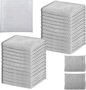 25 St&uuml;ck Sp&uuml;lschwamm, Stahlschwamm, Stahlwolle Sp&uuml;lschw&auml;mme K&uuml;che, Putzlappen K&uuml;che Schwammt&uuml;cher, Mehrzweck Geschirrsp&uuml;llappen, Nass und Trocken Mikrofaser Reinigungst&uuml;cher, mit 2 Reinigungstuch3.79&euro; ➡️ https://www.amazon.de/dp/B0FV2CLQLZ/?tag=preisfehlerheute-21