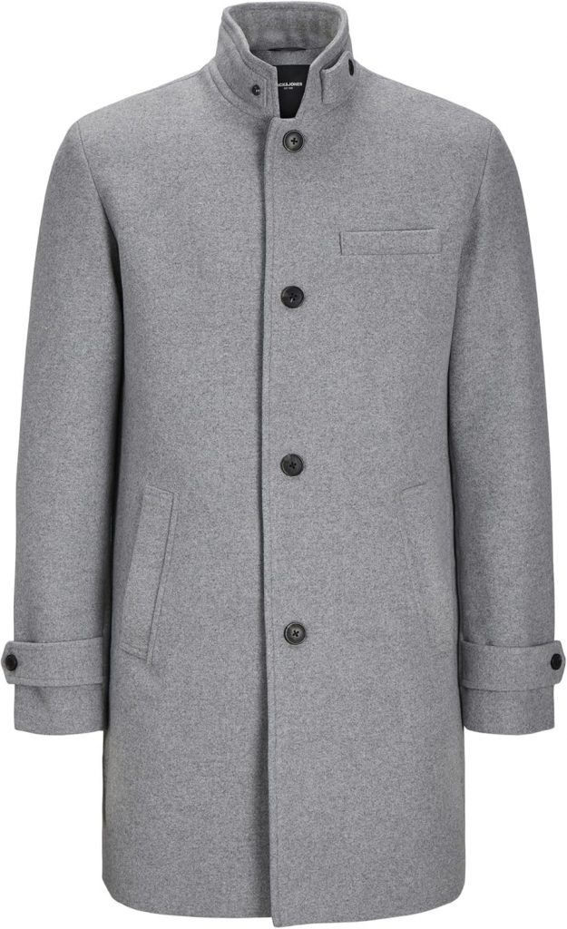 🤴 JACK & JONES Herren Jjemelton Wool Coat Sn Wollmantel (1er Pack)