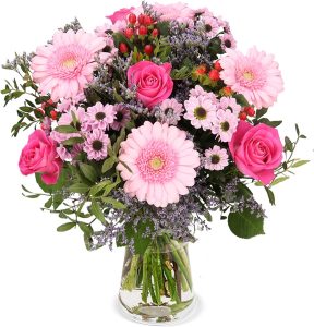 👑 Blumenstrau&szlig; 1000 K&uuml;sse, Fr&uuml;hlingsstrau&szlig; mit Rosen, Gerbera und Santini, 7-Tage-Frischegarantie, Qualit&auml;t vom Floristen, handgebunden, perfekte Geschenkidee bestellen25,49&euro; statt 34,99&euro; - 28,00 % 🔥🚚 Verkauft und Versand durch Blume Ideal4,912 Bewertungen: 3.9 / 5.0 ⭐️⭐️⭐️⭐️🛒 zu Amazon https://www.amazon.de/dp/B0987H4V8B/?th=1&amp%3Bpsc=1&amp%3Btag=preisfehlerheute-21&tag=preisfehlerheute-21