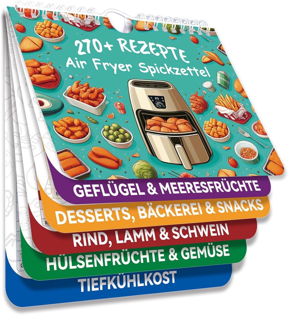 🤴 270+ Airfryer Zubehör,Airfryer Spickzettel mit Zeit- und Temperaturangaben, Magnetischer Deutsche Airfryer Spickzettel8,99€ statt 16,98€ - 48,00 % 🔥🚚 Verkauft von YSJ-EU und Versand durch Amazon515 Bewertungen: 4.0 / 5.0 ⭐️⭐️⭐️⭐️🛒 zu Amazon https://www.amazon.de/dp/B0D2VWB7MD/?amp%3Btag=preisfehlerheute-21&%3Bamp%3Bth=1&%3Bamp%3Bpsc=1&tag=preisfehlerheute-21