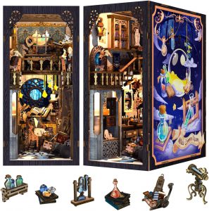 Fsolis DIY Book Nook Kit-The Nebula Rest Room, Buch Nook mit Staubschutzplatte,Puppenhaus Miniatur Haus Kit, 3D Puzzle Holz mit LED Leuchten und Einsteckbar, Geschenke f&uuml;r Erwachsene24,99&euro; statt 49,99&euro;➡️ https://www.amazon.de/dp/B0C6T415MW/?tag=preisfehlerheute-21