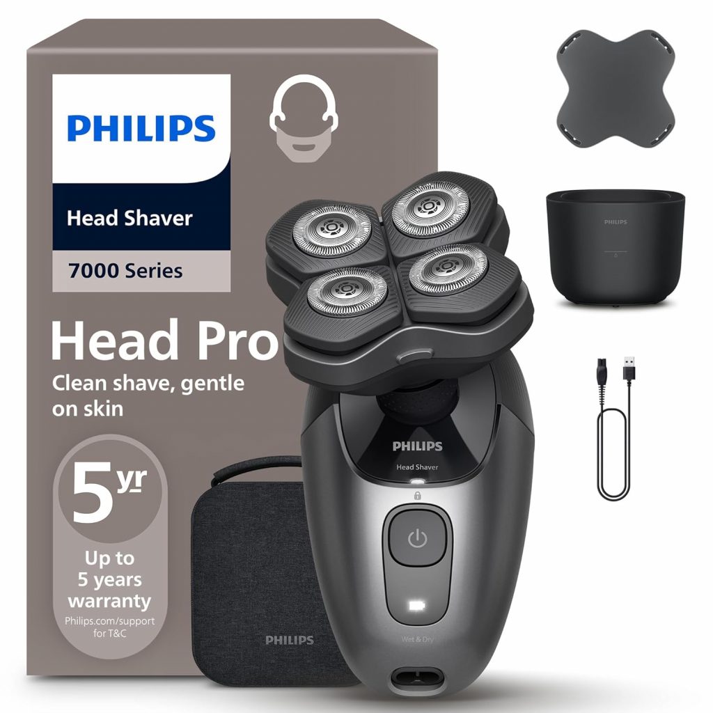 🤴 PHILIPS Head Shaver Pro Series 7000 – Glatzenrasierer für Männer und Frauen, flexibler 360grad-Scherkopf und ComfortCut-Klingen für eine gründliche Rasur, sanft zur Haut, Modell HS7980/1569,75€ statt 99,99€ – 31,0 🔥🚚 Verkauft durch Amazon und Versand durch Amazon297 Bewertungen: 4.4 / 5.0 ⭐️⭐️⭐️⭐️🛒 zu Amazon https://www.amazon.de/dp/B0FJS72Z6H/?th=1&tag=preisfehlerheute-21#038;psc=1&tag=preisfehlerheute-21