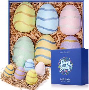 BODY & EARTH Badebomben Geschenkset, 6pcs Handgefertigte Badekugeln Reich an natürliche ätherische Öle für feuchtigkeitsspendende,Geschenkset für Mama,Freundin,Kinder9.99€ statt 29.99€🏷️ Coupon anwenden➡️ https://www.amazon.de/dp/B089NPG1P1/?tag=preisfehlerheute-21
