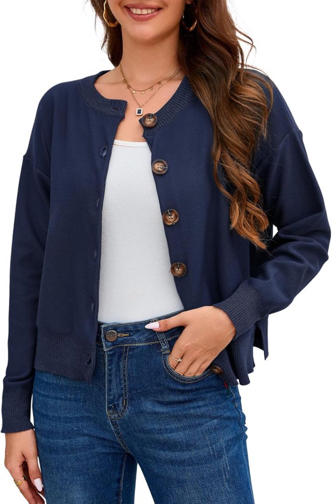 YesFashion Strickjacke Damen Kurz Elegante Langarm Strick Cardigan mit Knöpfen Casual Schulterjacke Bolero Top für Herbst Winter Schwarz M9,99€ statt 23,54€➡️ https://www.amazon.de/dp/B0FCFFDWSH/?tag=preisfehlerheute-21