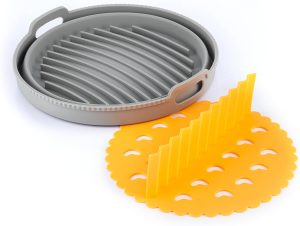 InnovaGoods - Klappbarer Silikon-Korb für Heißluftfritteuse, Antihaftbeschichtet, Unabhängiger Trenner, Multifunktional, Einfach zu Reinigen, Grau, Silikon5,00€ statt 26,27€➡️ https://www.amazon.de/dp/B0CH141SNP/?tag=preisfehlerheute-21