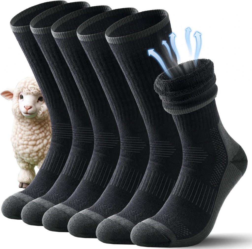 🤴 TANSTC Merino Wandersocken Sommer Trekkingsocken Merino Socken Herren Damen, Atmungsaktiv & Stark gepolstert, Sportsocken Arbeitssocken Unisex, 3 Paar18,98€ statt 28,99€ – 35,0 🔥🚚 Verkauft von MORAL APE LIMITED und Versand durch Amazon913 Bewertungen: 4.6 / 5.0 ⭐️⭐️⭐️⭐️⭐️🛒 zu Amazon https://www.amazon.de/dp/B0D8T11MTC/?th=1&tag=preisfehlerheute-21#038;psc=1&tag=preisfehlerheute-21