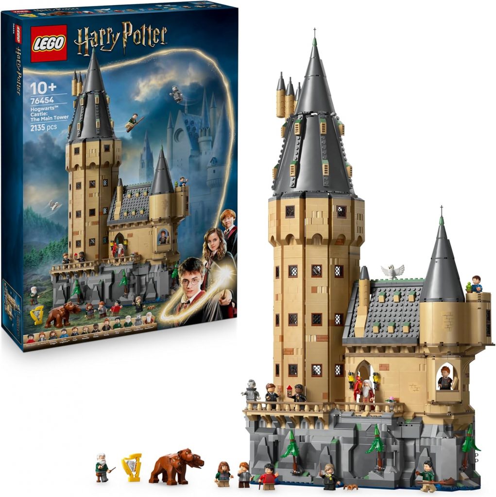 🤴 LEGO Harry Potter Schloss Hogwarts: Der Hauptturm - Spielzeug mit fliegendem Schlüssel, Zauberschachzimmer, 12 Minifiguren - Geschenk für Jungen, Mädchen & Erwachsene Fans ab 10 Jahren - 76454181,99€ statt 249,99€ - 28,00 % 🔥🚚 Verkauft durch Amazon und Versand durch Amazon306 Bewertungen: 4.7 / 5.0 ⭐️⭐️⭐️⭐️⭐️🛒 zu Amazon https://www.amazon.de/dp/B0DHZ5B366/?amp%3Btag=preisfehlerheute-21&tag=preisfehlerheute-21