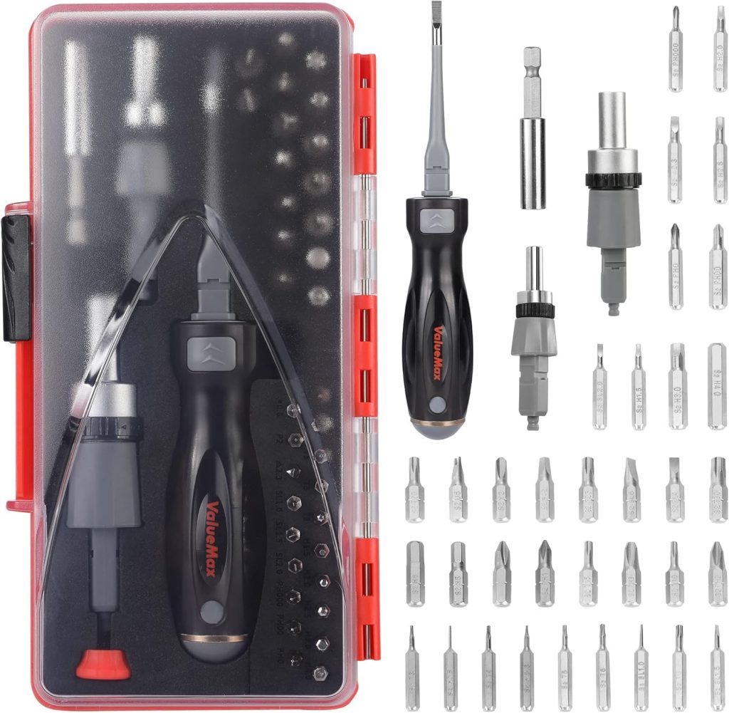 ValueMax Feinmechaniker Schraubendreher Set mit 35 Bits, Präzision Schraubendreher mit Ratschen, Magnetischer Präzisionsschraubendreher Torx/PH/SL für Uhrmacher, Elektronikgeräte, Handy und Laptop4,50€ ➡️ https://www.amazon.de/dp/B09957PDMK/?tag=preisfehlerheute-21