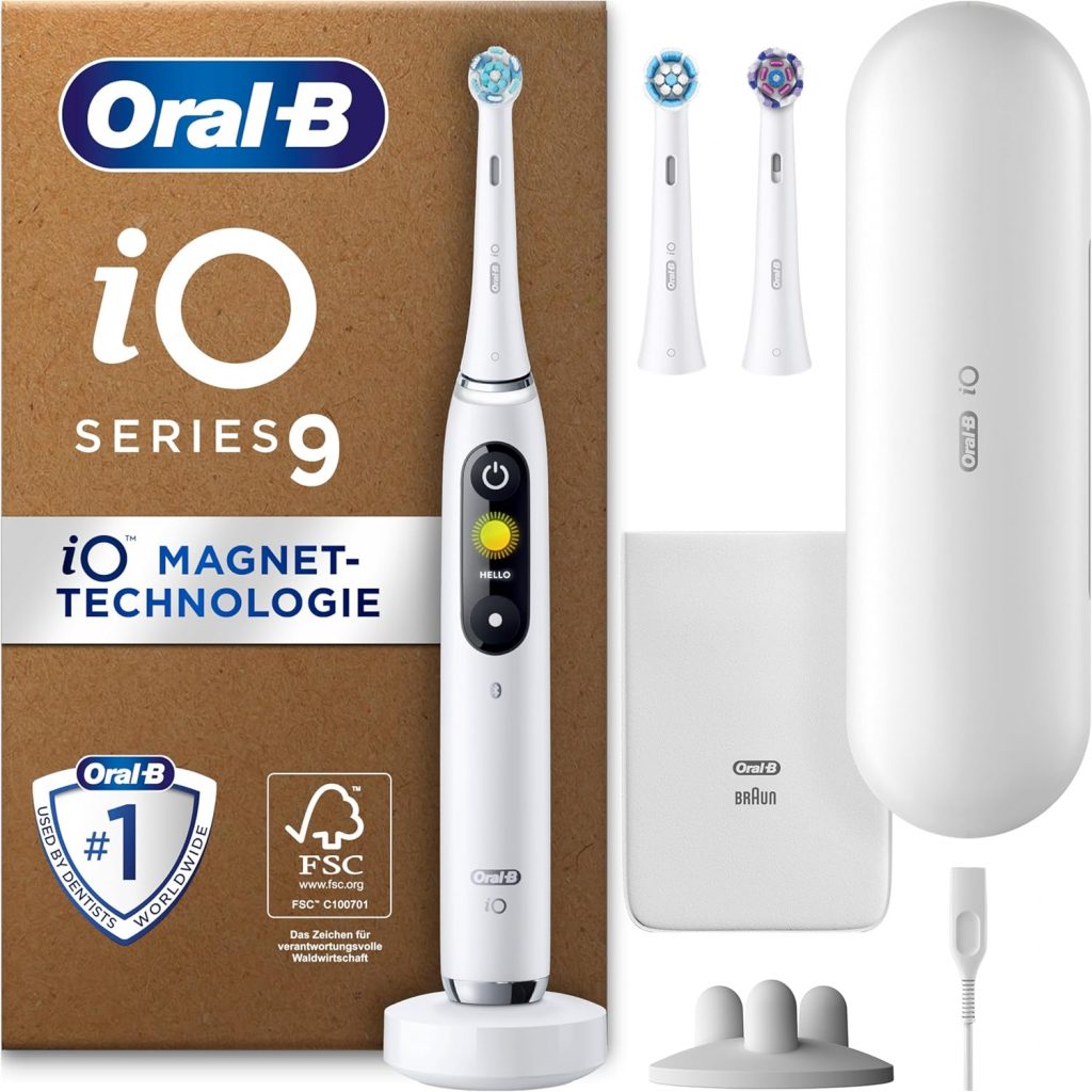 🤴 Oral-B iO Series 9 Plus Edition Elektrische Zahnbürste, Electric Toothbrush, PLUS 3 Aufsteckbürsten, 7 Modi für Zahnpflege, Lade-Reiseetui, Designed by Braun, white alabaster259,99€ statt 409,99€ – 37,0 🔥🚚 Verkauft und Versand durch RVshop307 Bewertungen: 4.4 / 5.0 ⭐️⭐️⭐️⭐️🛒 zu Amazon https://www.amazon.de/dp/B0B59Z7RJM/?tag=preisfehlerheute-21