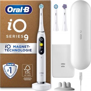 🤴 Oral-B iO Series 9 Plus Edition Elektrische Zahnb&uuml;rste, Electric Toothbrush, PLUS 3 Aufsteckb&uuml;rsten, 7 Modi f&uuml;r Zahnpflege, Lade-Reiseetui, Designed by Braun, white alabaster259,99&euro; statt 409,99&euro; - 37,00 % 🔥🚚 Verkauft und Versand durch RVshop307 Bewertungen: 4.4 / 5.0 ⭐️⭐️⭐️⭐️🛒 zu Amazon https://www.amazon.de/dp/B0B59Z7RJM/?tag=preisfehlerheute-21