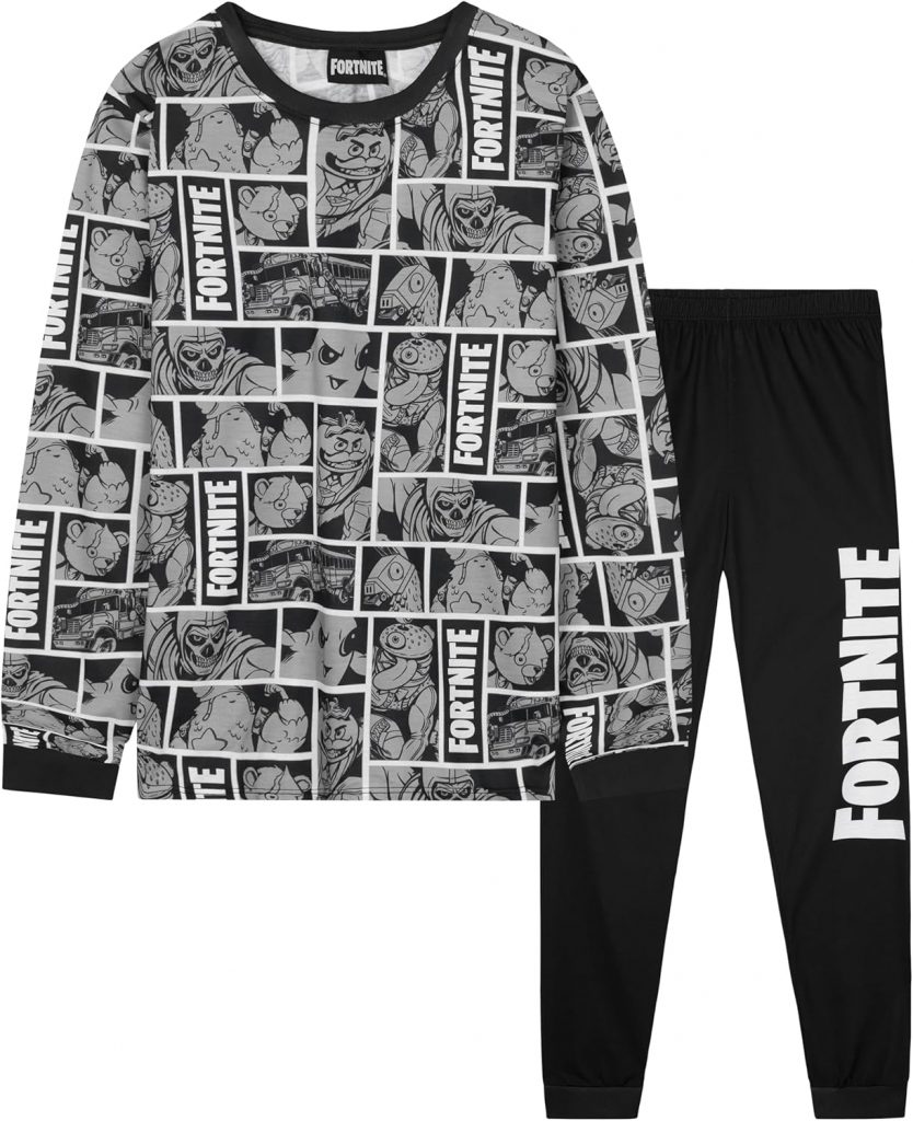 Get Trend Fortnite Schlafanzug Jungen und Teenager, Pyjama Set mit Schlafanzug Hose T-Shirt Kinder, 2-teilig, Geschenke für Jungs (7-8 Jahre, Grau Fortnite)6.15€ statt 26.99€➡️ https://www.amazon.de/dp/B0DRCNFS4L/?tag=preisfehlerheute-21