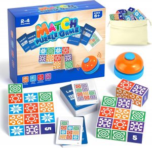 Sunrad Match Madness Brettspiel,Visuelles Erkennungs-Matching-Brettspiel,Familien-Puzzlespiel,Familienspiele Brettspiele Partyspiele für Kinder und Erwachsene,2–4 Spieler,Puzzlespiele für Kinder ab 4+5.99€ ➡️ https://www.amazon.de/dp/B0FF4L993S/?tag=preisfehlerheute-21