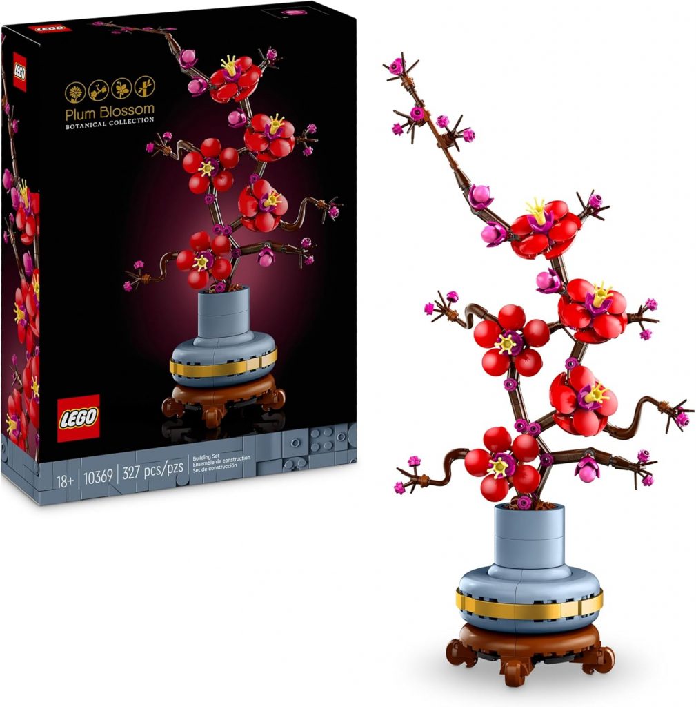 🤴 LEGO Botanicals Pflaumenblüte – Pflegeleichte Blumendeko aus der Botanik Kollektion – Kreatives Bauset für Erwachsene – Entspannende Aktivität – Künstliche Pflanze zum Sammeln 10