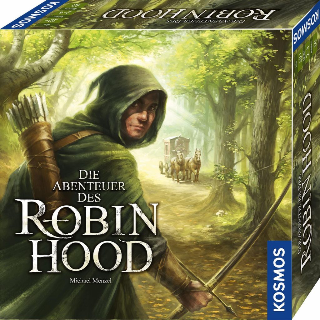 🤴 KOSMOS 680565 Die Abenteuer des Robin Hood, Nominiert zum Spiel des Jahres 2021, Kooperatives Abenteuer-Spiel für die ganze Familie, Gesellschaftsspiel für 2-4 Spieler ab 10 Jahren