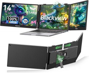 Blackview DCM5 Laptop Bildschirm Erweiterung 14", Niedriges Blaulicht 1080P FHD Laptop Monitor Erweiterung 13"-17,3", HDMI/USB-A/USB C Portable Monitor f&uuml;r Laptop/Smartphone/PC/Mac/PS5/Xbox199.19&euro; statt 399.99&euro;🏷️ Coupon anwendenCode: FWYL22MW (🛒 an der Kasse eingeben)➡️ https://www.amazon.de/dp/B0GR4BQ41X/?tag=preisfehlerheute-21