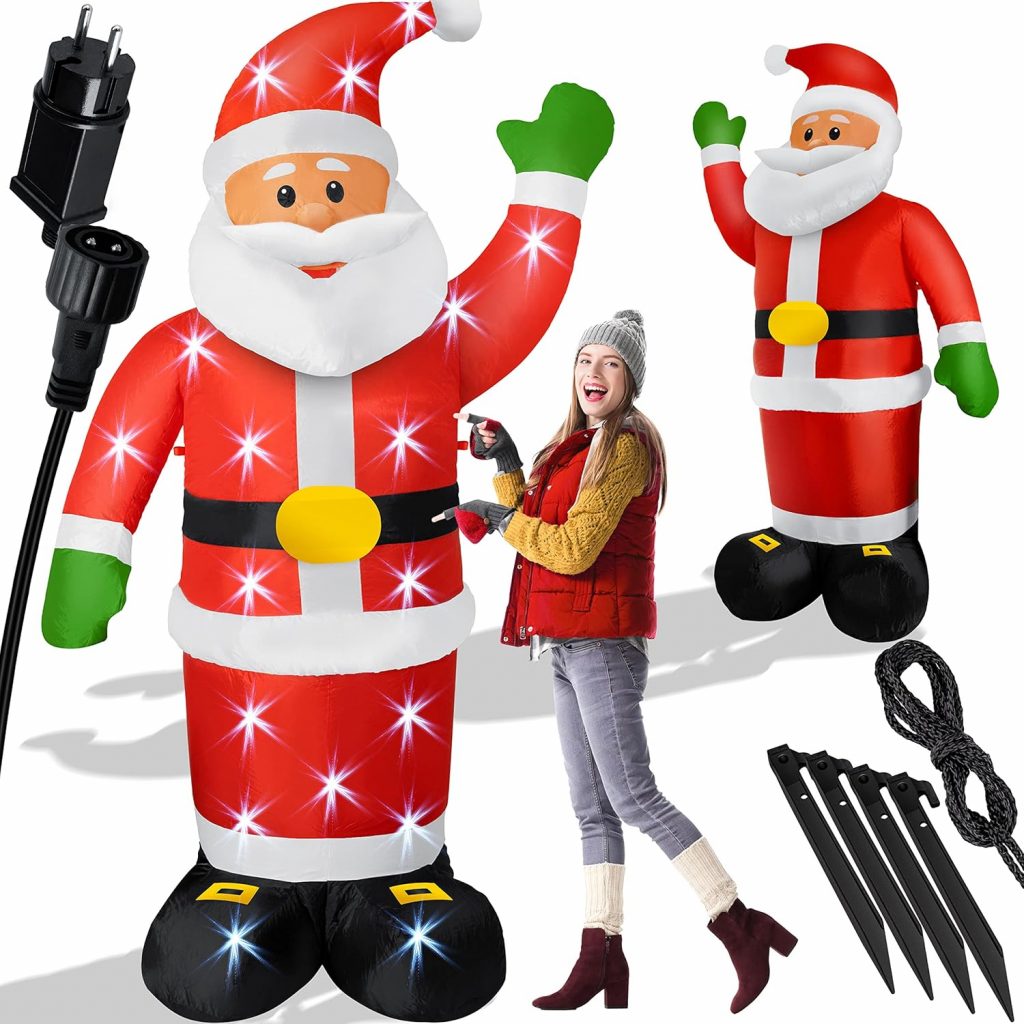 🤴 KESSER® Aufblasbarer Weihnachtsmann XXL 250cm LED beleuchtet inkl. Befestigungsmaterial Weihnachtsdekoration Weihnachtsdeko Figur, geräuscharmes Gebläse, Nikolaus Santa witterungsbeständig IP4434,79€ statt 54,80€ – 37,0 🔥🚚 Verkauft und Versand durch WMK Trading GmbH631 Bewertungen: 4.2 / 5.0 ⭐️⭐️⭐️⭐️🛒 zu Amazon https://www.amazon.de/dp/B07ZPD4KWF/?tag=preisfehlerheute-21