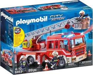 PLAYMOBIL City Action 9463 Feuerwehr-Leiterfahrzeug mit Licht und Sound, Ab 5 Jahren47,99&euro; statt 79,99&euro;➡️ https://www.amazon.de/dp/B079N37M6C/?tag=preisfehlerheute-21
