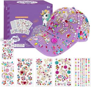 kelav Geschenke f&uuml;r M&auml;dchen DIY Baseballkappe, Weihnachten Basteln Baseballkappe Spielzeug Hut Selbst Gestalten Edelstein Aufklebern, Baseball Cap Sonnenhut Geschenke M&auml;dchen 4 5 6 7 8 9 10 11 Jahre2.99&euro; statt 13.99&euro;➡️ https://www.amazon.de/dp/B0FY2TL335/?tag=preisfehlerheute-21