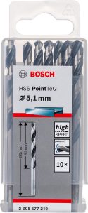 🤴 Bosch Professional 10 Stück HSS Spiralbohrer PointTeQ (für Metall, 5,1 x 52 x 86 mm, Zubehör Bohrschrauber)8,99€ statt 11,72€ - 24,00 % 🔥🚚 Verkauft durch Amazon und Versand durch Amazon11,290 Bewertungen: 4.6 / 5.0 ⭐️⭐️⭐️⭐️⭐️🛒 zu Amazon https://www.amazon.de/dp/B078W6CG51/?th=1&%3Bpsc=1&%3Btag=preisfehlerheute-21&tag=preisfehlerheute-21