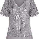 👑 GRACE KARIN Damen V-Ausschnitt Glitzer Pailletten Bluse Elegant Kurzarm Party Cocktail Tops14,99€ statt 24,99€ - 41,00 % 🔥🚚 Verkauft von Claroine EU und Versand durch Amazon108 Bewertungen: 4.2 / 5.0 ⭐️⭐️⭐️⭐️🛒 zu Amazon https://www.amazon.de/dp/B0D8K8P8R9/?amp%3Btag=preisfehlerheute-21&tag=preisfehlerheute-21