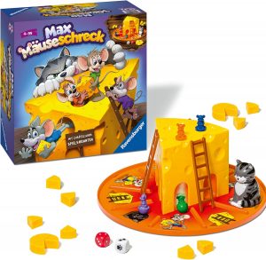 🤴 Ravensburger Kinderspiele 24562 - Max M&auml;useschreck - W&uuml;rfelspiel f&uuml;r 2 bis 4 Spieler, Kinderspiel ab 4 Jahren - Geburtstagsgeschenke21,99&euro; statt 31,99&euro; - 32,00 % 🔥🚚 Verkauft durch Amazon und Versand durch Amazon2,152 Bewertungen: 4.8 / 5.0 ⭐️⭐️⭐️⭐️⭐️🛒 zu Amazon https://www.amazon.de/dp/B08XLRM91Z/?tag=preisfehlerheute-21