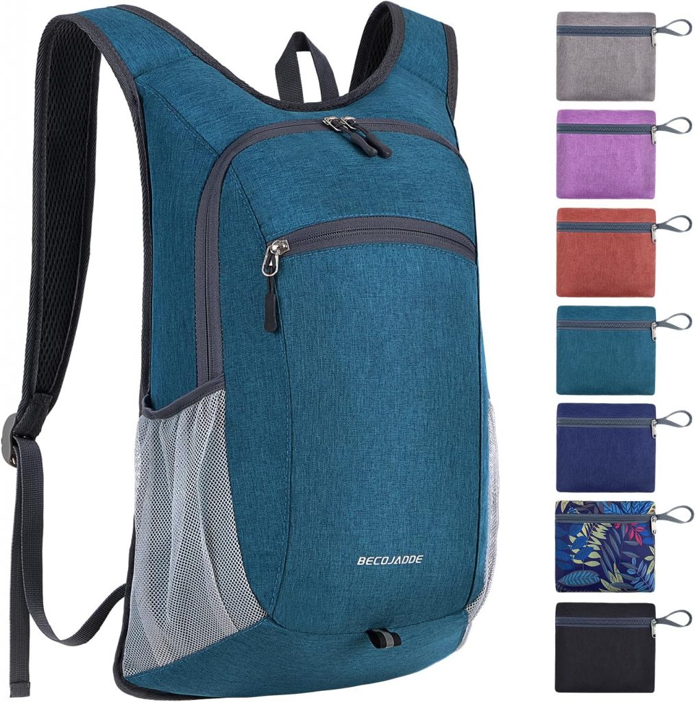 BECOJADDE 15L Faltbarer Rucksack Kleiner Wanderrucksack Leicht Tagesrucksack Damen Herren Daypack Wasserfest Reiserucksack für Outdoor Wandern Reisen Städtetrips, Türkis8,50€ statt 16,99€➡️ https://www.amazon.de/dp/B0CBJDVV5N/?tag=preisfehlerheute-21