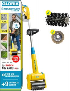 🤴 GLORIA MultiBrush li-on PLUS I Akku Reinigungsb&uuml;rste f&uuml;r Stein, Fugen, Holz, Kanten & Rasen | F&uuml;r Terrasse, Wege & Garten | Inkl. Stein- & Fugenb&uuml;rste | Kompatibel mit BOSCH 18V Akku (nicht enthalten)117,99&euro; statt 159,90&euro; - 27,00 % 🔥🚚 Verkauft durch Amazon und Versand durch Amazon1,096 Bewertungen: 4.0 / 5.0 ⭐️⭐️⭐️⭐️🛒 zu Amazon https://www.amazon.de/dp/B08555HB3P/?th=1&amp%3Bpsc=1&amp%3Btag=preisfehlerheute-21&tag=preisfehlerheute-21
