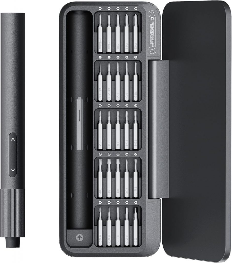 🤴 HOTO Feinmechaniker Schraubendreher Set, 0.2 N.m Magnetische Akkuschrauber, Mini Elektrischer Schraubenzieher Set, Elektro Präzisionsschraubendreher Set für Brillen Uhr Handy PC, 170 U/m, C4 × 28 mm29,99€ statt 39,99€ – 26,0 🔥🚚 Verkauft von HOTO Tools und Versand durch Amazon453 Bewertungen: 4.4 / 5.0 ⭐️⭐️⭐️⭐️🛒 zu Amazon https://www.amazon.de/dp/B0B96Y553H/?tag=preisfehlerheute-21