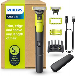 Philips OneBlade 360 Face & Body mit App-Anbindung - Elektrischer Bartschneider, Rasierer und Bodygroom mit 360-Technologie, verstellbarer 5-in-1-Trimmaufsatz, 1x K&ouml;rper-Kit, Reiseetui, QP4631/6544,99&euro; statt 74,99&euro;➡️ https://www.amazon.de/dp/B0CQHW6YD8/?tag=preisfehlerheute-21