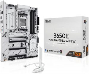 🤴 ASUS B650E MAX Gaming WiFi W Mainboard Sockel AMD AM5 (Ryzen 9000, DDR5 Speicher, PCIe 5.0, 3X M.2, WiFi 6E, BIOS Flashback, Aura Sync, CEC Tier II)157,34&euro; statt 255,00&euro; - 39,00 % 🔥🚚 Verkauft durch Amazon und Versand durch Amazon71 Bewertungen: 4.2 / 5.0 ⭐️⭐️⭐️⭐️🛒 zu Amazon https://www.amazon.de/dp/B0F1Z2S1NY/?th=1&amp%3Bpsc=1&amp%3Btag=preisfehlerheute-21&tag=preisfehlerheute-21