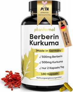 👑 11-fach Berberin 500mg Komplex mit Kurkuma Cholin L-Carnitin Piperin Chrom Vitamin C aus Hagebutte & B6-180 Berberin Kapseln hochdosiert - 3 Monatsvorrat29,69€ statt 39,99€ - 26,00 % 🔥🚚 Verkauft von IMPULS GROUP und Versand durch Amazon468 Bewertungen: 4.4 / 5.0 ⭐️⭐️⭐️⭐️🛒 zu Amazon https://www.amazon.de/dp/B09KV3BRWQ/?tag=preisfehlerheute-21