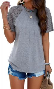 TcIFE Damen Frühling und Sommer Lässiges einfarbiges Kurzarm-Oberteil mit Rundhalsausschnitt6.99€ statt 23.99€➡️ https://www.amazon.de/dp/B0F1MQ8J5T/?tag=preisfehlerheute-21