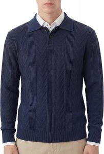 GLESTORE Polo Pullover Herren Poloshirt Langarm Strick Herrenpullover mit Kragen Polos Marineblau L9,99€ statt 19,99€➡️ https://www.amazon.de/dp/B0F91837TP/?tag=preisfehlerheute-21