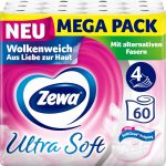 ZEWA Ultra Soft Toilettenpapier22,36€ statt 46,80€➡️ https://www.amazon.de/dp/B0B57CW6Z3/?tag=preisfehlerheute-21